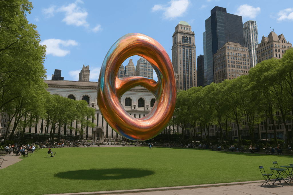 Image of AR in Bryant Park