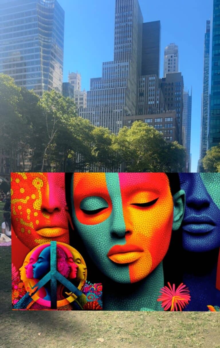 "United Shades of Peace" in AR at BF X PEACE, New York 2025