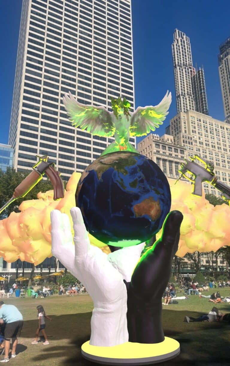 "Love is the Answer" in AR at BF X PEACE, New York 2025