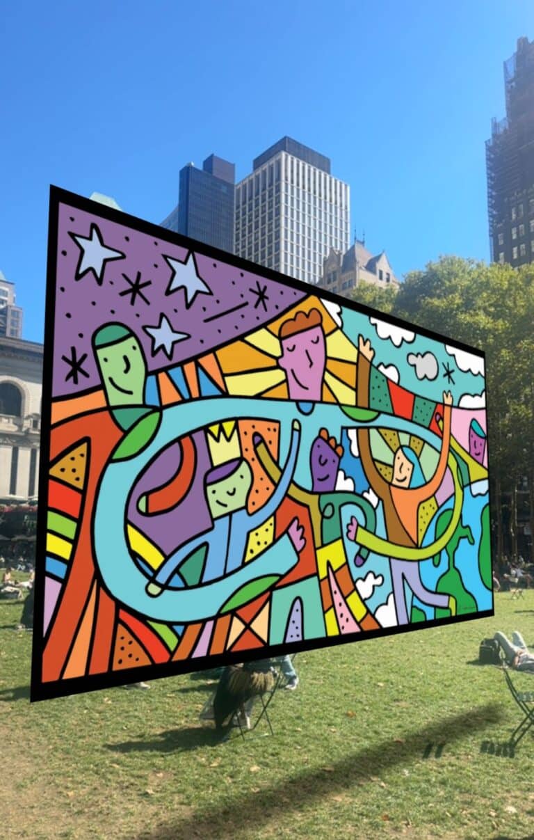 "Humanity" in AR at BF X PEACE, New York 2025
