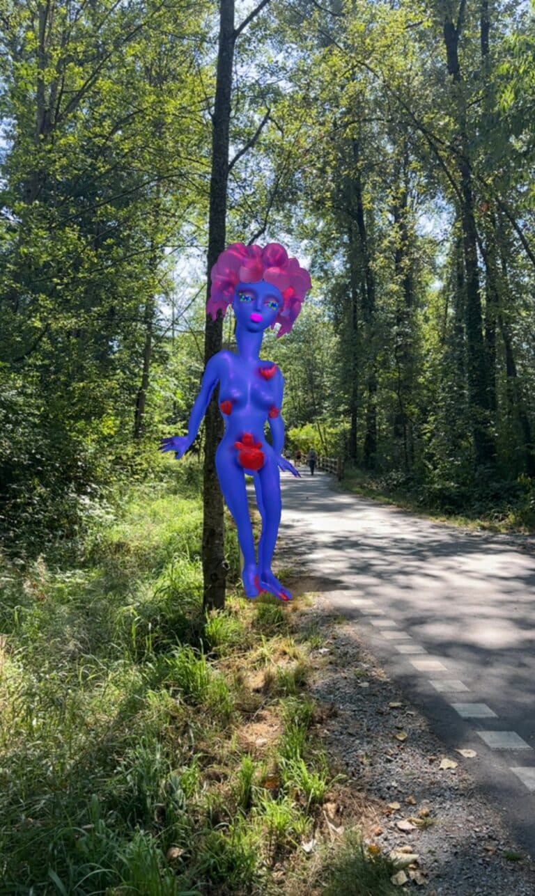 AR artwork at ART OUT SIDE, Port Moody 2025